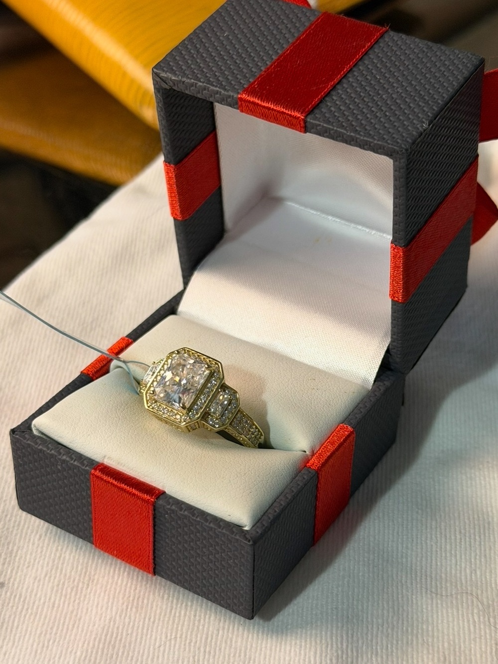 Moissanite Diamond ring size 9